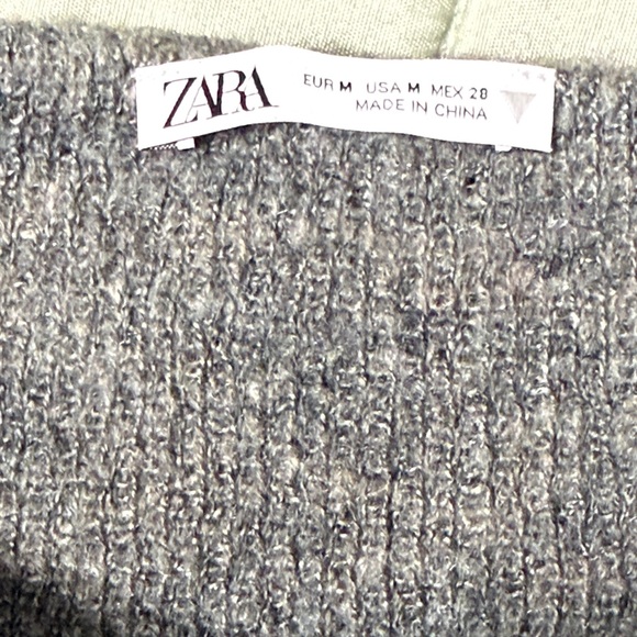 ZARA | Wool blend Halter Neck top - Picture 11 of 12
